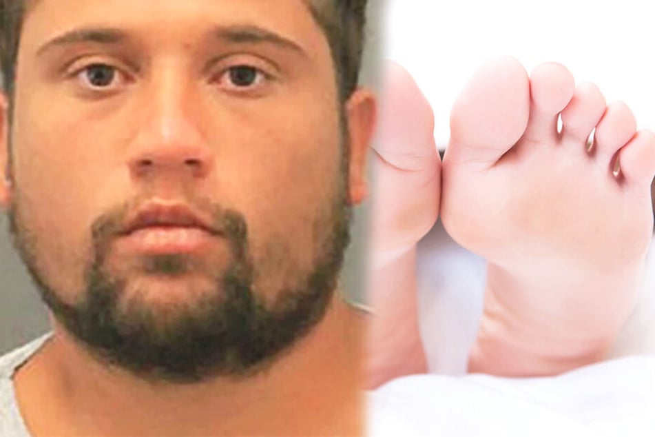 Richard Michael Parkhurst (29), fiel über die Füße einer schlafenden Lady her.