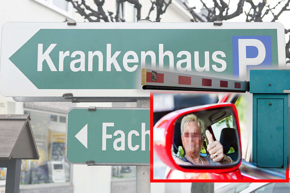 Die 80-jährige verwechselte anscheinend Gas- und Bremspedal, durchbrach mit Schwung die Schranke zum Krankenhaus-Parkplatz. (Symbolbild)