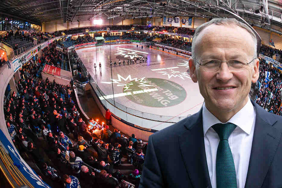 Am Freitag geht's im Löwenkäfig mit den Halbfinal-Heimspielen weiter. Wer in der kommenden Saison die Fans mit Bier & Co. versorgt, dass ist derzeit offen. Sportbürgermeister Dr. Peter Lames.