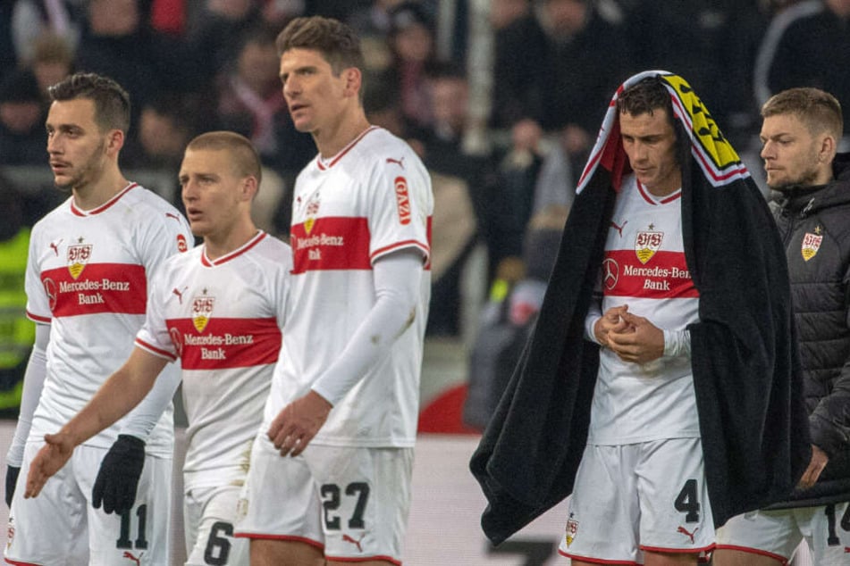 Gomez (2.v.l.) und Kempf (2.v.r.) haben muskuläre Probleme.