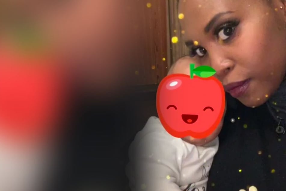 Das Gesicht der Tochter von Motsi Mabuse bleibt trotzdem geheim.