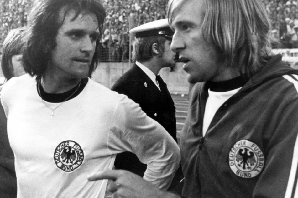 Wolfgang Overath mit Günther Netzer (r.).