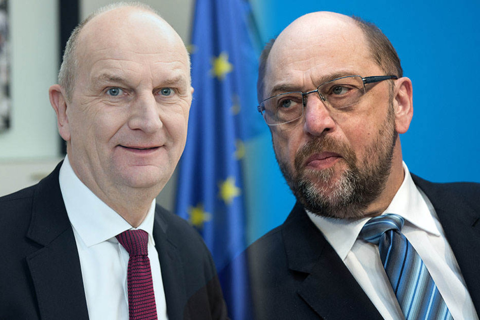 Brandenburgs Ministerpräsiden Dietmar Woidke lobte Martin Schulz für dessen Abgang.