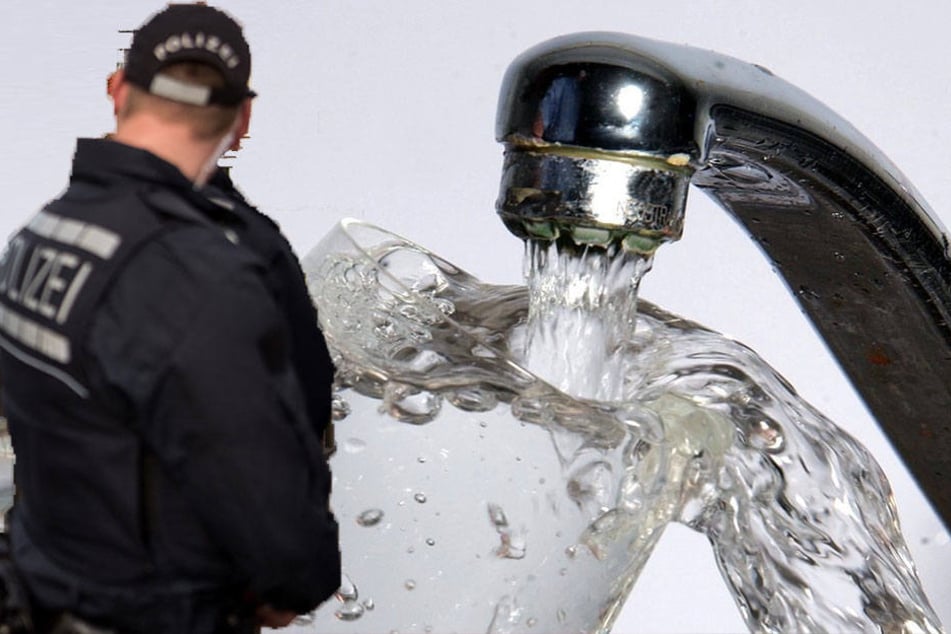 Insgesamt sieben Millionen Liter Wasser ließ er laufen. Als die Polizei kam, wehrte er sich. (Symbolbild)