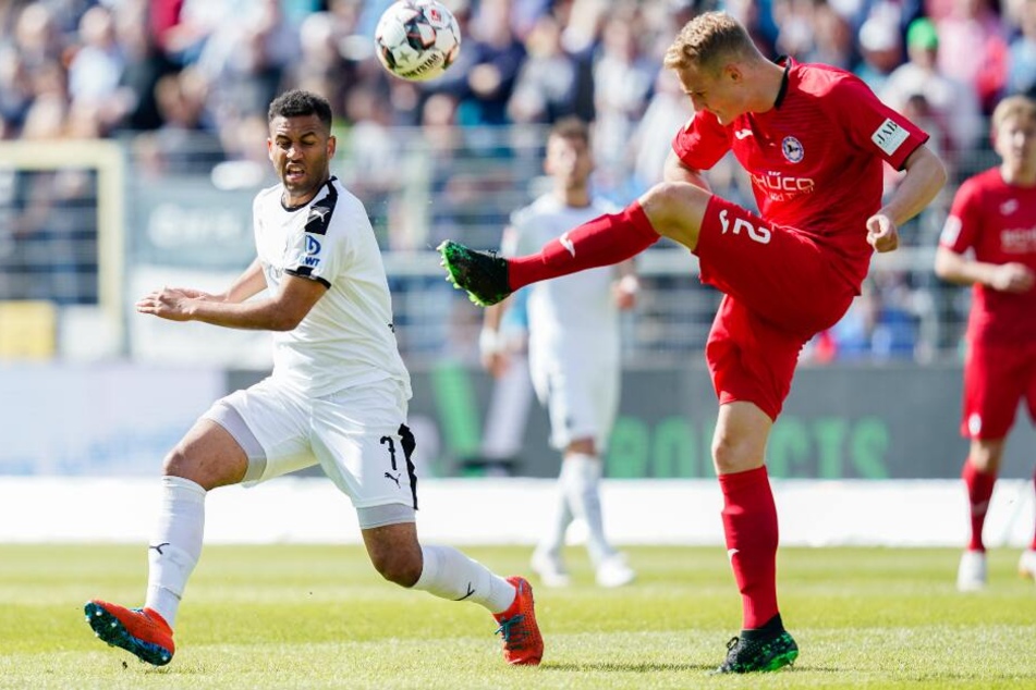 DSC-Verteidiger Amos Pieper ließ gegen den SV Sandhausen nicht viel zu.