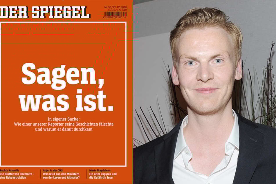 Das aktuelle Cover des Nachrichtenmagazins "Der Spiegel". Es geht um den Betrugsfall im eigenen Haus um Claas Relotius (re.)