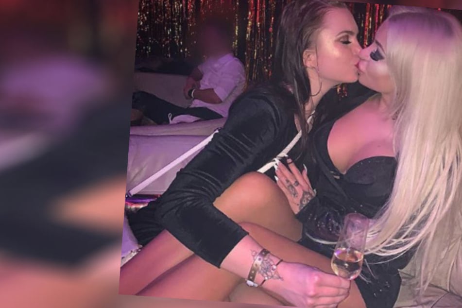 Heiße Aufnahme: Katja Krasavice verbrachte Silvester zusammen mit Sophie Jones in Berlin.