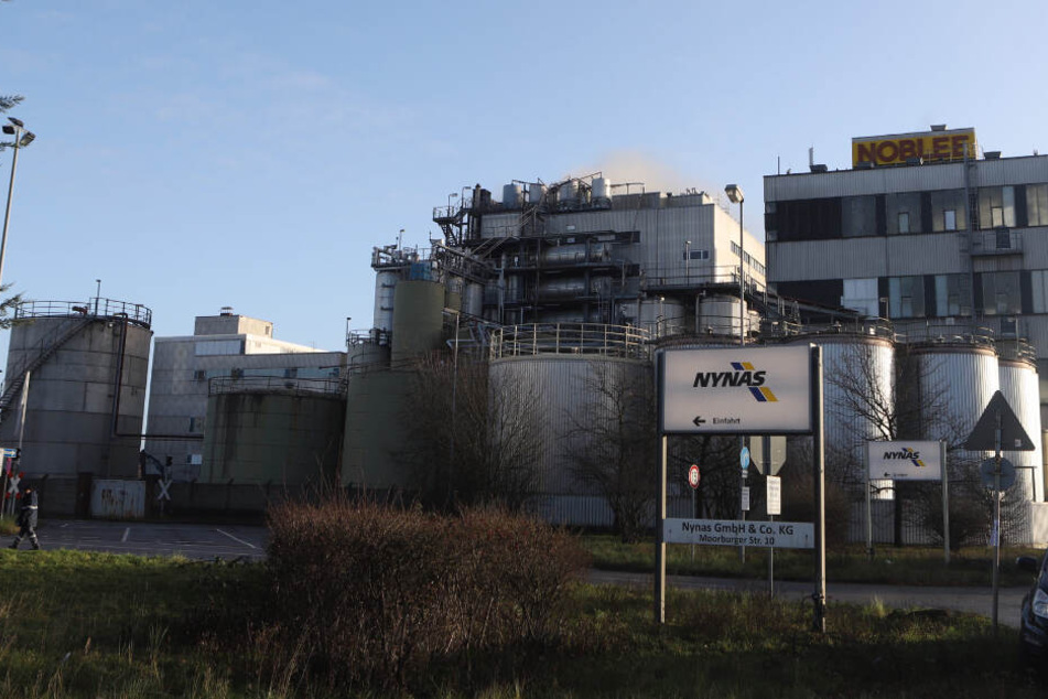 In dem betroffenen Bereich befinden sich mehrere Industriebetriebe.