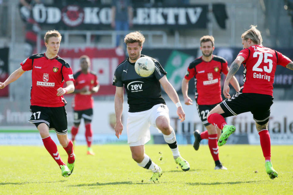 Ronny König setzt sich gegen drei Großaspacher durch.