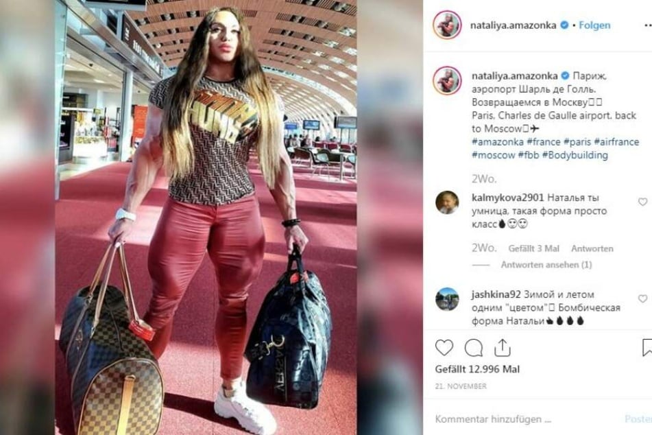 Wer ist hier die Stärkste am Flughafen?