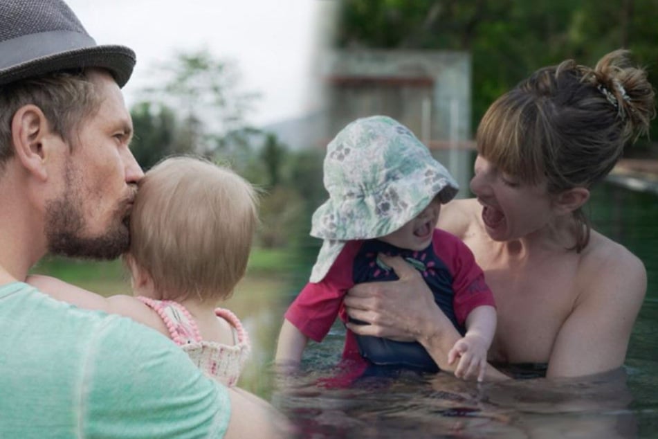 Mama Isabell und Papa Jens waren mit Ella sogar schon im Urlaub.