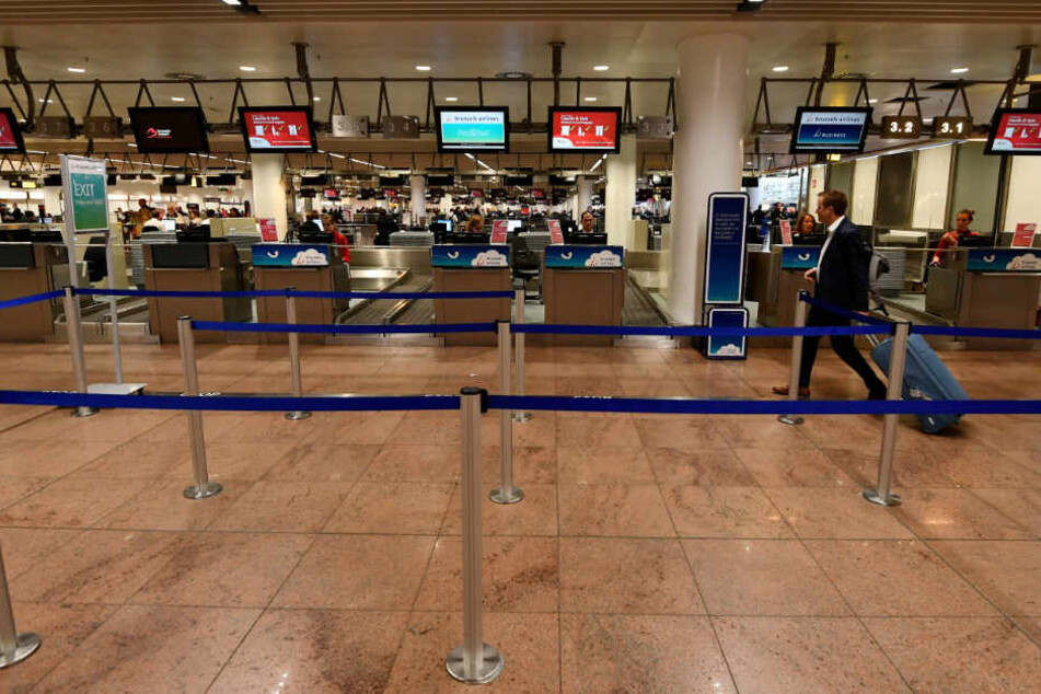 Die Terminals von Brussels Airlines bleiben am nächsten Mittwoch verwaist.