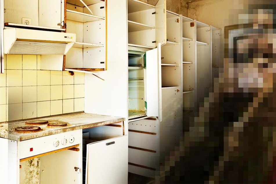 Zwei Jahre lang lebte die Familie mit dem verstorbenen Vater.