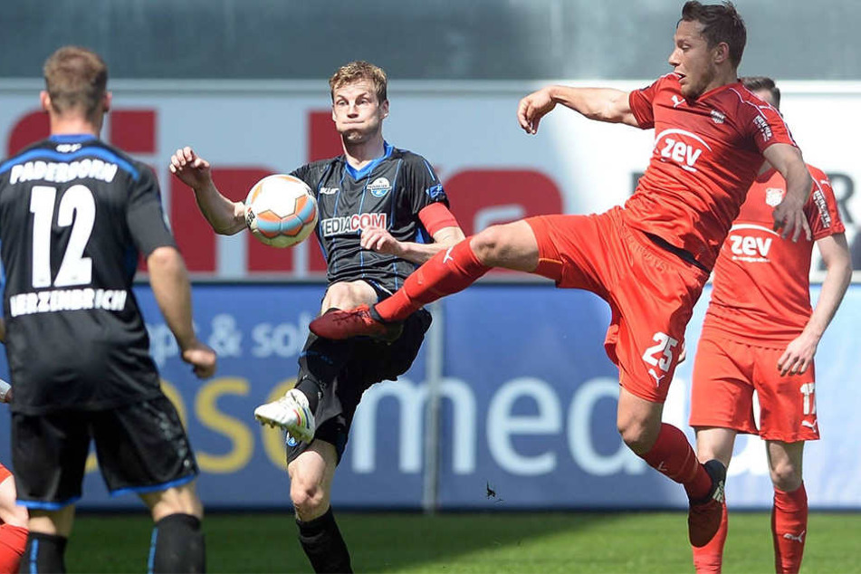 Spät gelang den Paderbornern der Ausgleich zum 1:1-Unentschieden.