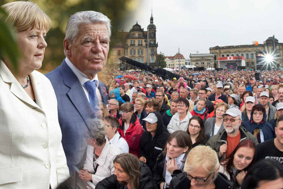 Kanzlerin Angela Merkel (62, CDU) und Bundespräsident Joachim Gauck (76) werden in Dresden erwartet.