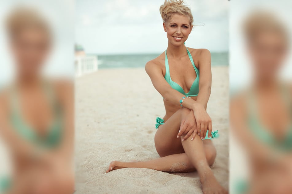 So sexy präsentiert sich die 27-Jährige im Bikini-Shooting.