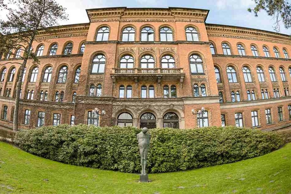 Das Gebäude des Oberlandesgerichts Schleswig, in dem auch das Landessozialgericht und die Staatsanwaltschaft untergebracht sind.