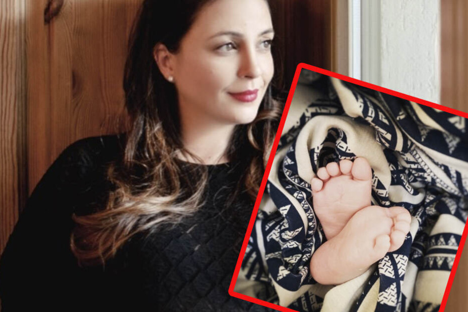 So kleine Füße! Mitte Januar kam Arzu Baumanns Tochter auf die Welt.