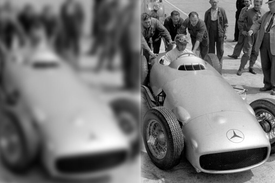 Herrmann war unter anderem Teamkollege des fünffachen Formel 1-Weltmeisters Juan Manuel Fangio (Bild) im Mercedes.