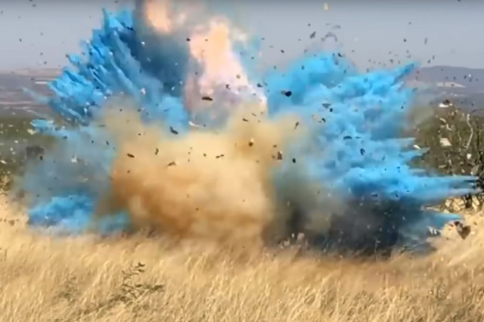 Bei dieser Explosion war klar: Es wird ein Junge!