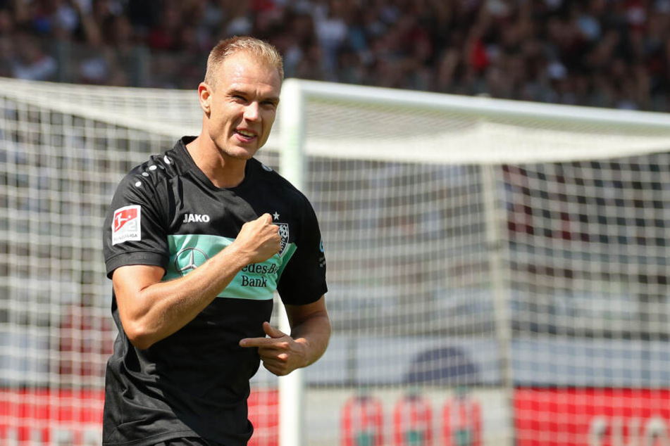 Holger Badstuber bejubelt seinen 2:0-Treffer gegen Heidenheim am 2. Spieltag. Am Ende hieß es 2:2.