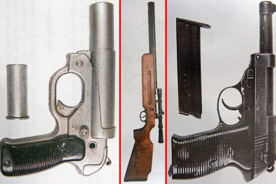 Wegen dieser drei Waffen saß ein 72-Jähriger vor dem Amtsrichter in Meißen.