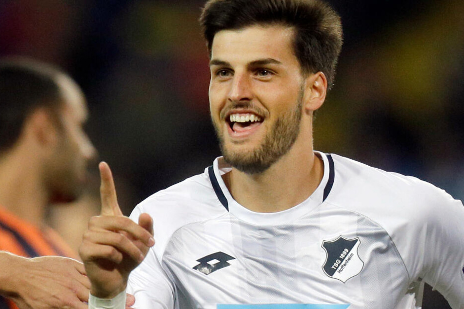 Grillitsch bejubelt gegen Donezk das erste Champions-League-Tor für die TSG Hoffenheim.