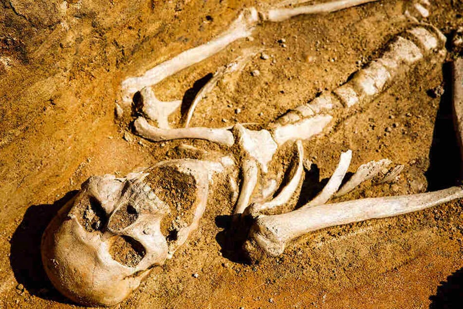 Der Fund der Skelette auf dem Vorplatz der Kirche ist keine Überraschung. Im Umkreis befand sich der Friedhof des erstmals 1119 erwähnten Klosters.