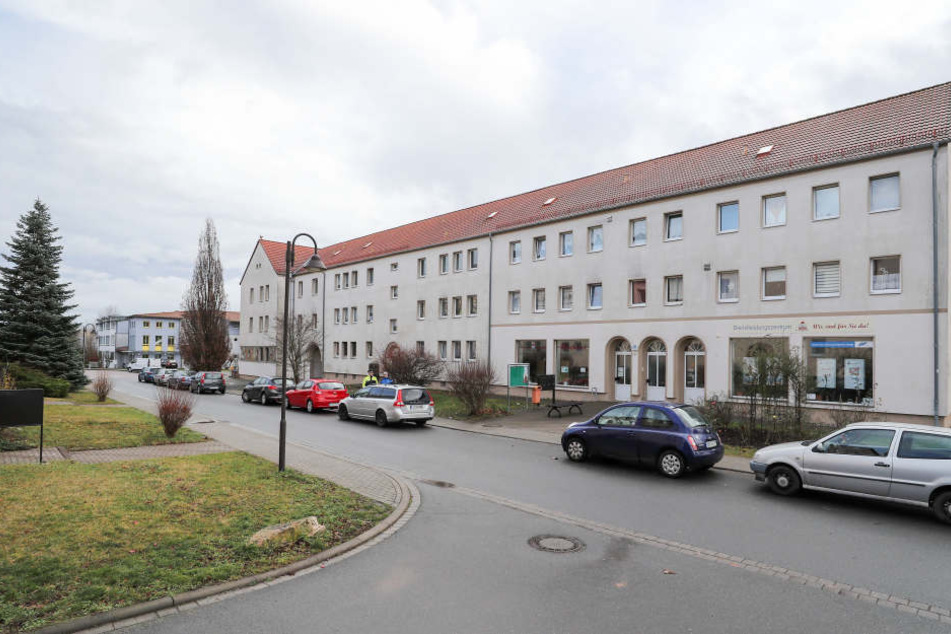 Der Häuserblock in Benndorf (Sachsen-Anhalt), indem die toten Säuglinge entdeckt wurden.