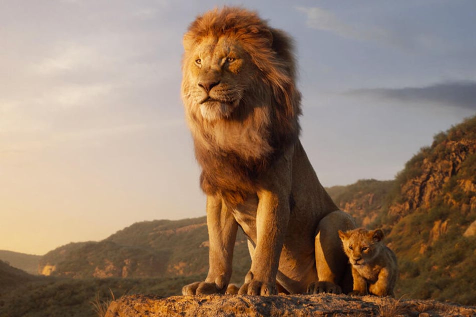 Ja, diese Löwen sind am Computer entstanden! Mufasa (l.) und der kleine Simba sehen dank modernster Technik lebensecht aus.