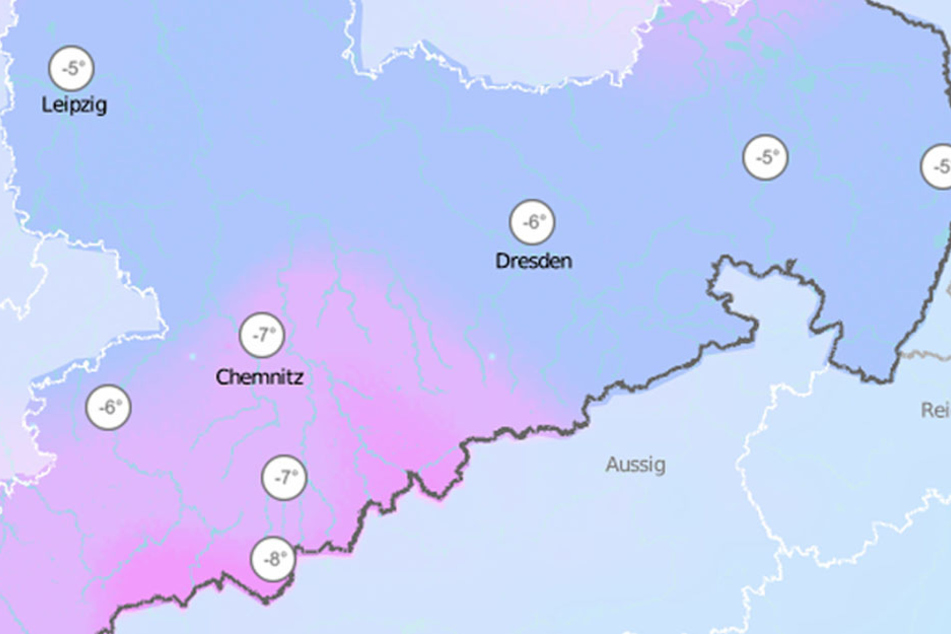 Warm anziehen heißt es in den nächsten Tagen in Sachsen.