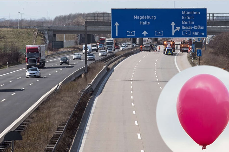 Eine Autofahrerin wollte eigentlich nur ihren Luftballon wieder einfangen, verriss dabei aber das Lenkrad ihres Wagens (Symbolbild).