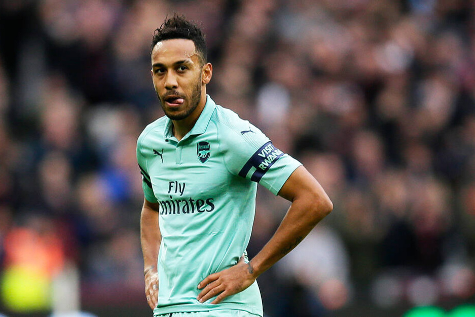 Pierre-Emerick Aubameyang guckt in die Röhre: Der Star des FC Arsenal London konnte sich mit Gabun nicht für den Afrika-Cup 2019 qualifizieren.
