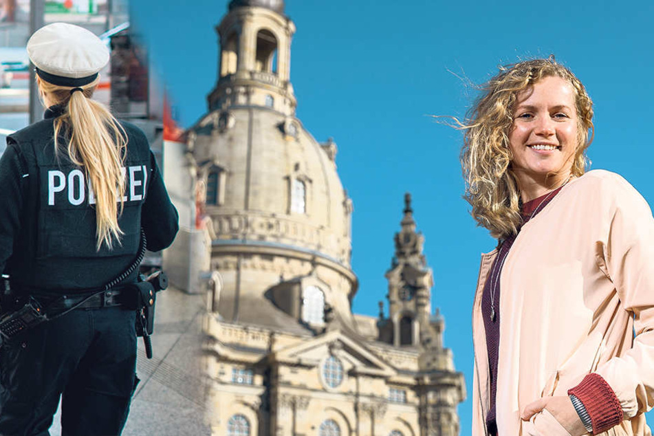 Cornelia Gröschel (30) übernimmt ab Sommer die Ermittlungen im Dresdner Tatort. Dafür geht sie vorher bei der Polizei in die Lehre.