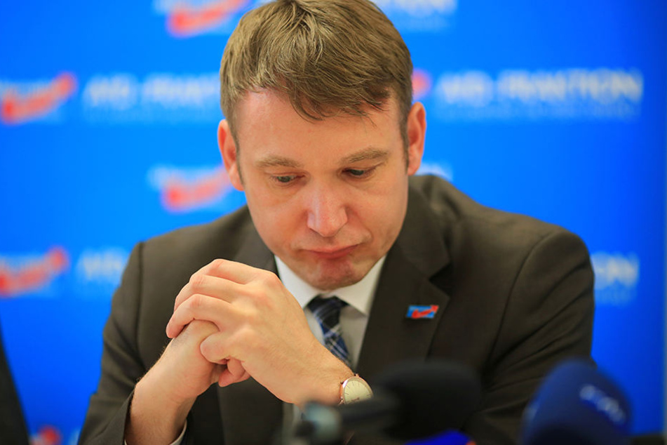 André Poggenburg fürchtet Sabotage-Akte durch Linke.