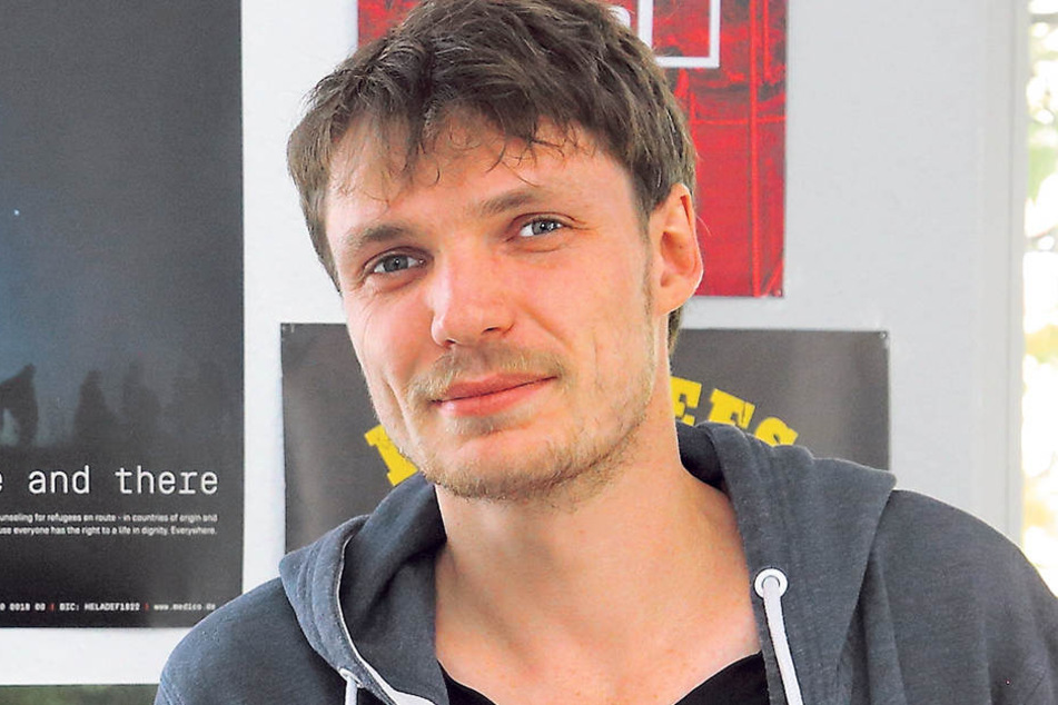 Mark Gärtner (27) ist Sprecher des Sächsischen Flüchtlingsrates.