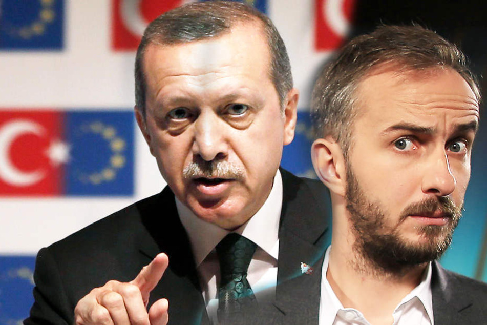 Böhmermann (re.) war mit seinem Schmähgedicht ins Visier geraten.