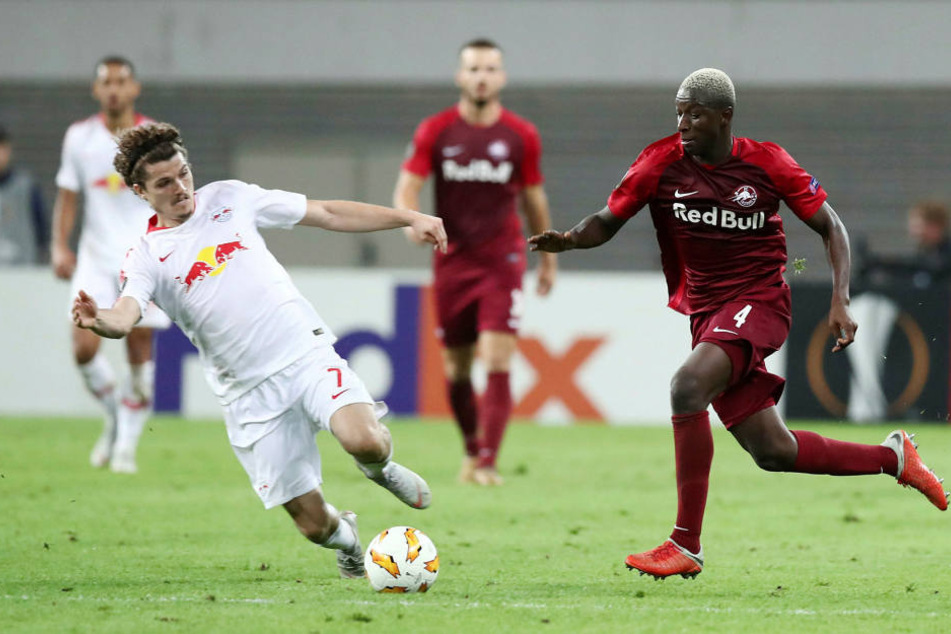 Im September Gegner, ab Januar Kollegen: Leipzigs Marcel Sabitzer (l.) und Amadou Haidara.