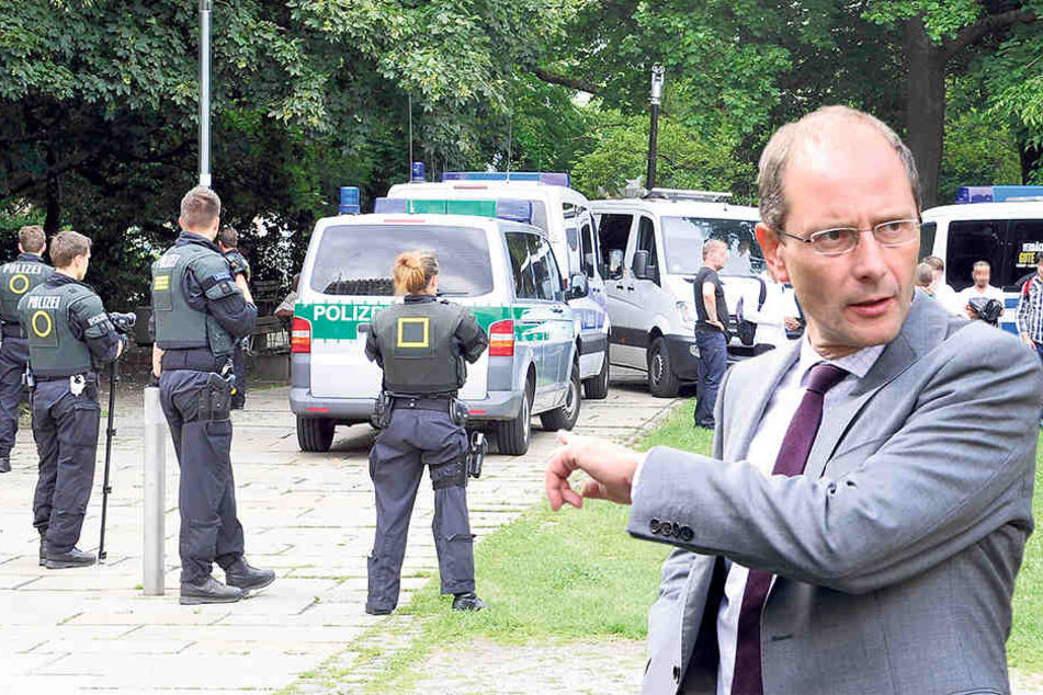 Innenminister Markus Ulbig (52, CDU) hat auf Grünen-Anfrage die Straftaten im
Stadthallenpark zusammengetragen.