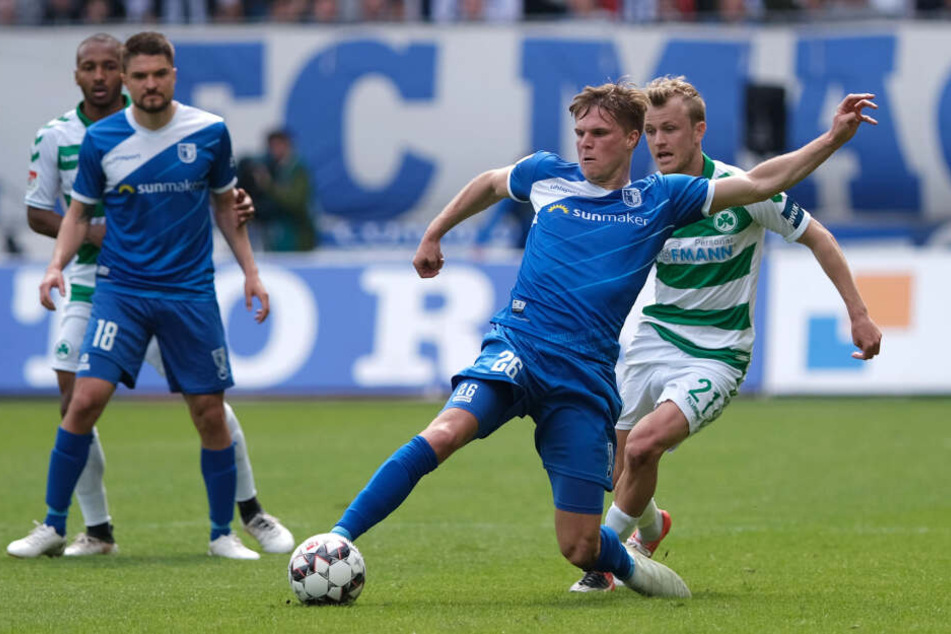 Marius Bülter (am Ball) traf in der letzten Saison viermal.