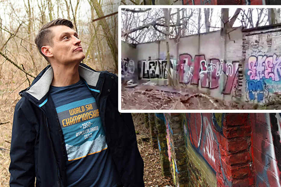 Hat Christian Bormann wirklich die Ur-Mauer gefunden? (Bildmontage)