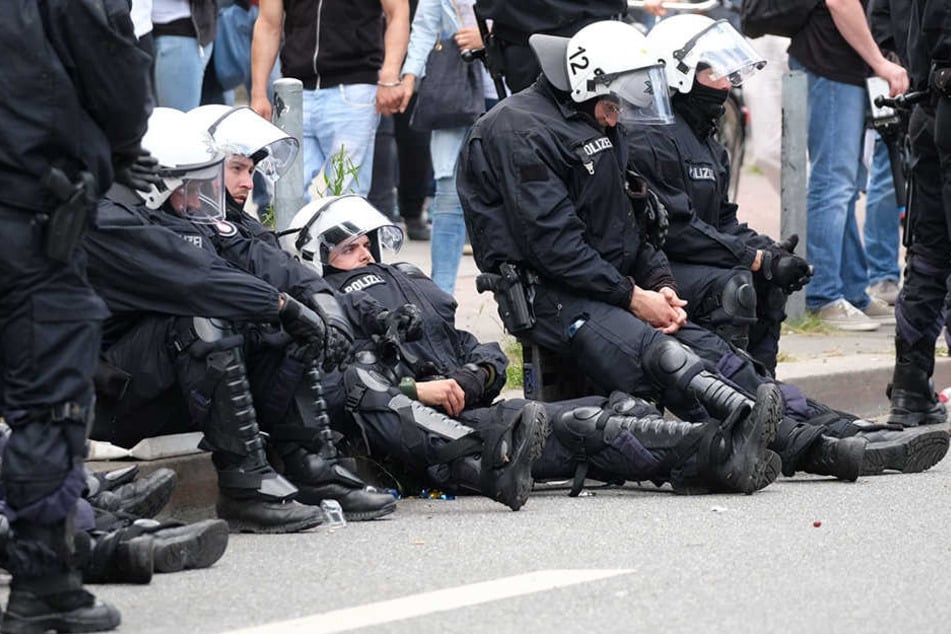 In Chemnitz gab es mehr Angriffe gegen Polizisten.