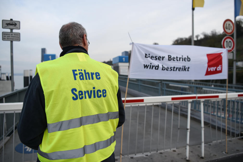 Auch die Fähre zwischen Meersburg und Konstanz fuhr nicht.
