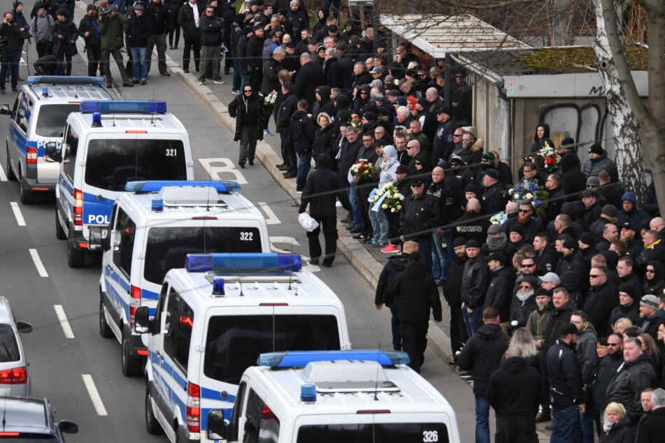 Bei der Trauerfeier für Thomas Haller waren am Montag rund 1000 Personen dabei.