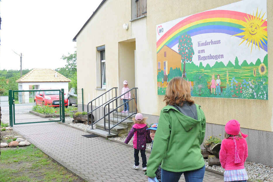 Die Kita „Am Regenbogen“ in Kossa - hier sollen Kinder geschlagen worden
sein.