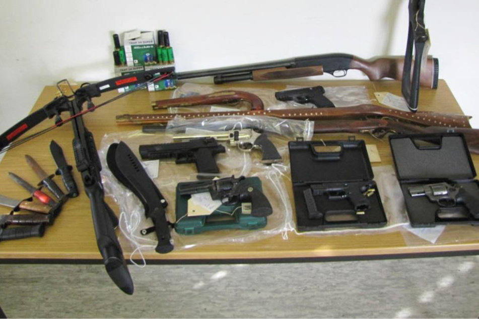 Die Waffensammlung des 55-jährigen Mannes war beachtlich.