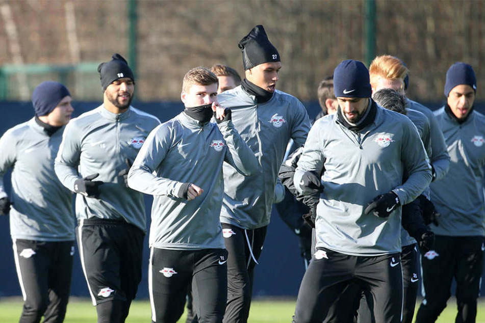 RB Leipzig macht die Schotten dicht und trainiert vorerst geheim.