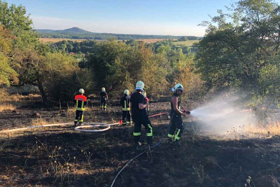 Über 10.000 Liter Wasser wurden zum löschen verwendet.