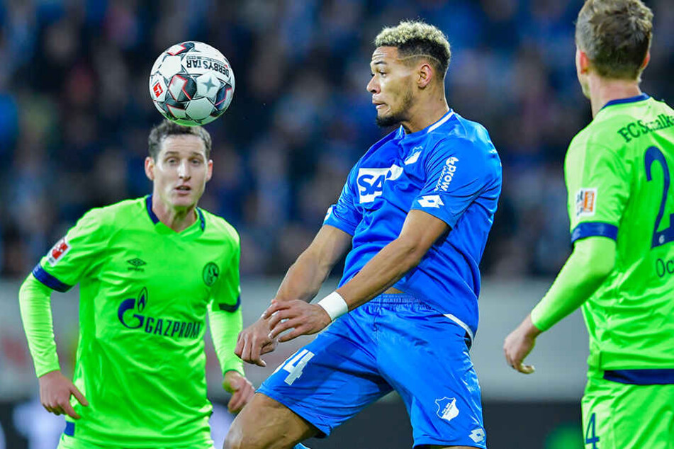 Auch Hoffenheims Sturmkante Joelinton (M.) hatte einige gute Chancen.