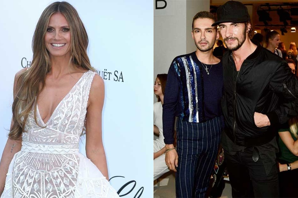 Heidi Klum könnte schon bald für den ausgeschiedenen Thomas Hayo (re.) Bill Kaulitz in die Jury von GNTM holen.